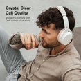 thumbnail image 5 of Edifier WH700NB Wireless Active Noise Cancellation Over-Ear Headphones, Bluetooth 5.3 Foldable Lightweight Headset, Dual Device Connection, 68-Hour Battery Life, for Travel, Home Office - Ivory, 5 of 5