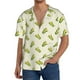 thumbnail image 1 of Fotbe Corn Camisa Estampada de Manga Corta para Hombre, Casual de Verano, Estilo Playero, Sin Arrugas-Small, 1 of 5