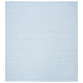 thumbnail image 4 of SAFAVIEH Machine Washable Rug Indoor/Outdoor Bermuda Collection - Bermuda Rio Geometric Indoor/Outdoor Area Rug, Light Blue/Cream, 8' x 8' Round, 4 of 5