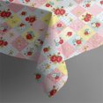 thumbnail image 5 of Pioneer Flower Floral Print Pattern Square Tablecloth, Waterproof Wipeable Spillproof Washable Table Cover for Home Kitchen Party and Daily Decor 60"x60", 5 of 6