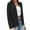 AA-Black, variant on BiZtdJrK Blazers for Women Business Casual Collarless Suit Jackets Solid Open Front Office Work Outwear Basic Solid Blazer with Pockets, Dark Blue, XL