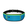 thumbnail image 4 of Sonducket Riñonera Correr Deportes Paquete de cinturón Fitness Ejercicio Bolsa portátil Agujero para auriculares Soporte para botella de almacenamiento Cielo azul 5piezas Sonducket  CBP255118, 4 of 5