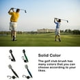 thumbnail image 3 of Baohd Stainless Steel Golf Club Brush Ergonomic Handheld Replacement Solid Color Shoe Brushes Cleaning Tool Accessories Orange Lidless 1Set, 3 of 6