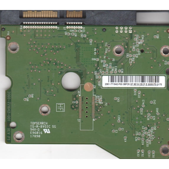 WD20EADS-00S2B0, 2061-771642-P00 08PD5, WD SATA 3.5 PCB