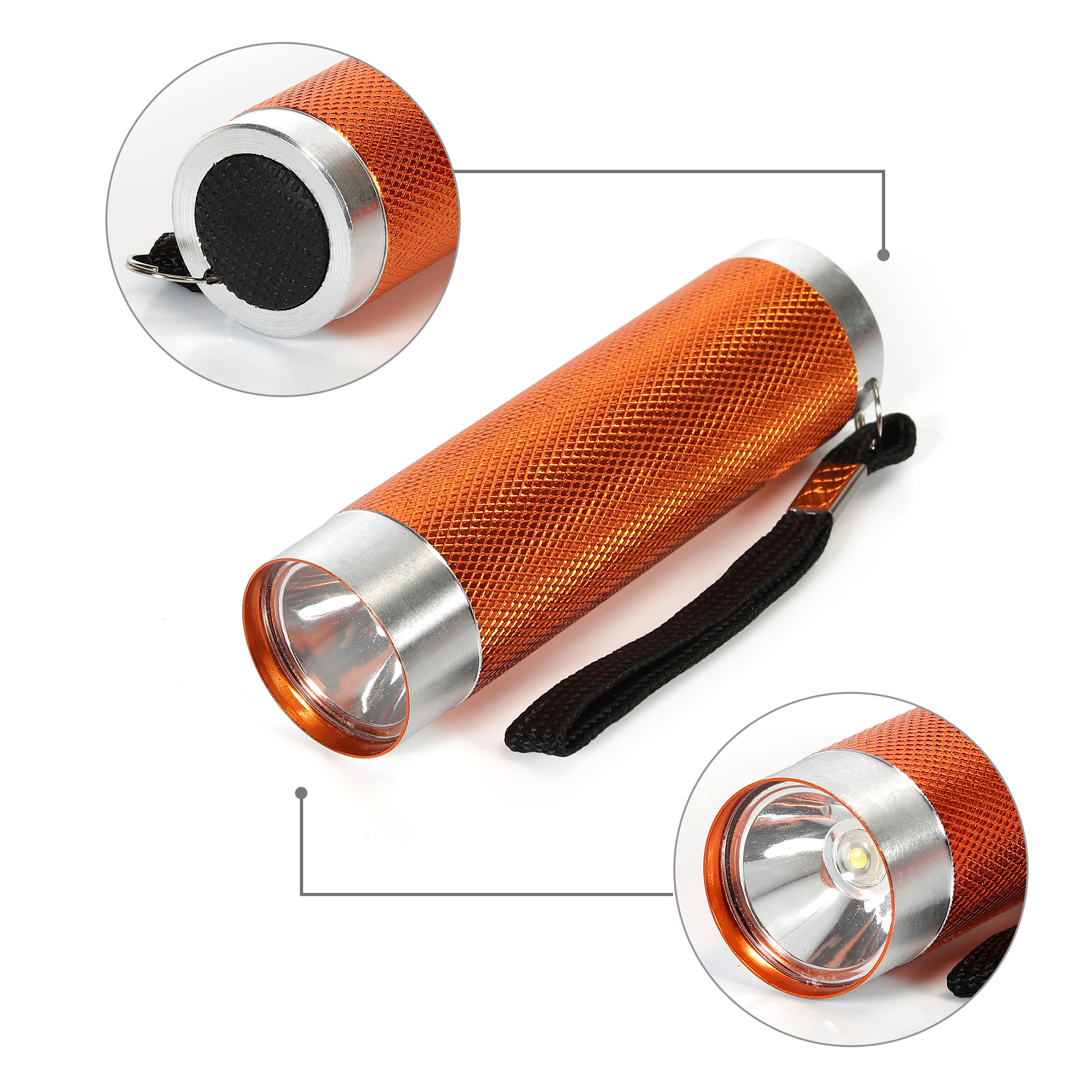Linternas LED Ozark Trail paquete de 10, 50 lúmenes, multicolor, compactas para camping 5