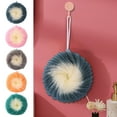 thumbnail image 1 of Bola De Baño De Poliéster Bañera de doble capa con forma de concha y gancho,malla de poliéster supersuave para una limpieza y secado delicados (negro,1 pieza). Rkxzt, 1 of 8