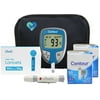 Contour Diabetes Blood Glucose Testing Kit - Contour Meter, 100 Contour Test Strips, 100 OWell Lancets, OWell Lancing Device, Manual, Log Book & Carry Case