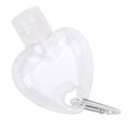 thumbnail image 3 of Squeeze Bottle With Keychain, Keychain Travel Bottle Transparent Plastic Clear Keychain Bottles Durable With PET Plastic Material For Travel For Liquid Filling Heart Shape,Leaf, 3 of 8