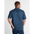 thumbnail image 4 of Kacey Lee Men's Western Denim Shirt with Short Sleeves, Sizes S-2XL, 4 of 6