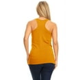 thumbnail image 3 of Women's Basic Solid racerback tank top with scoop neck, 3 of 3
