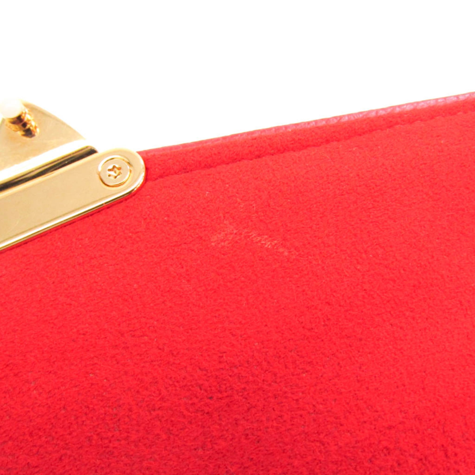Louis Vuitton Amplant Saint Germain Pm Shoulder Bag M48949 Leather Cerise