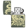 thumbnail image 6 of Zippo Dragon Design Green Matte Pocket Lighter, 6 of 6