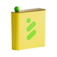 thumbnail image 4 of Caja de almacenamiento para mascarillas de maquillaje, contenedor multifunción, ahorro, dispensador compacto amarillo, 4 of 9