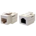 thumbnail image 1 of Cat 5e Keystone Inline Coupler  White  RJ45 Female, 1 of 1