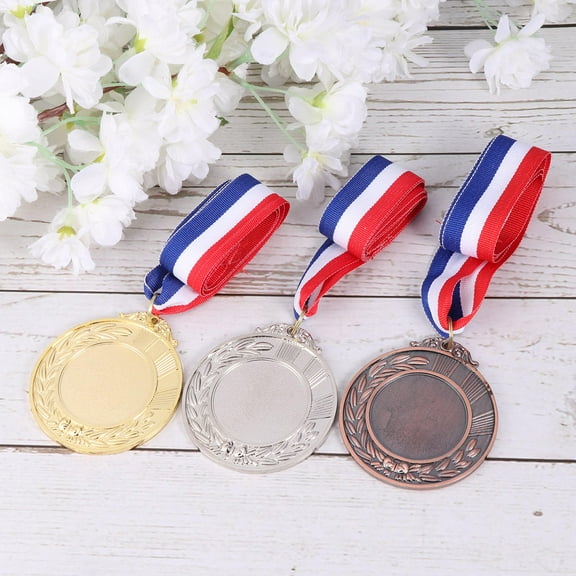 TABLZONE Set of 3 Zinc Alloy Bronze Medals for Academic Achievement, Awards, Recognition, and Student