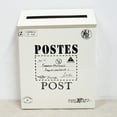 thumbnail image 6 of jiaroswwei Retro Metal Wall Mounted Mailbox Bucket Newspaper Letter Box Post Garden Decor, 6 of 8