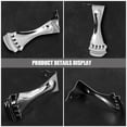 thumbnail image 4 of unbranded Tailpiece Para Guitarra Acústica Ergonómico Y Duradero Color Plata, 4 of 8