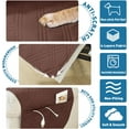 thumbnail image 3 of Wehilion 100% Waterproof Recliner Sofa Cover, Non Slip Recliner Covers for Recliner Chair with Pocket, Washable Reclining Chair Cover Furniture Protector for Kids, Pets Dog Cat (Coffee), 3 of 7