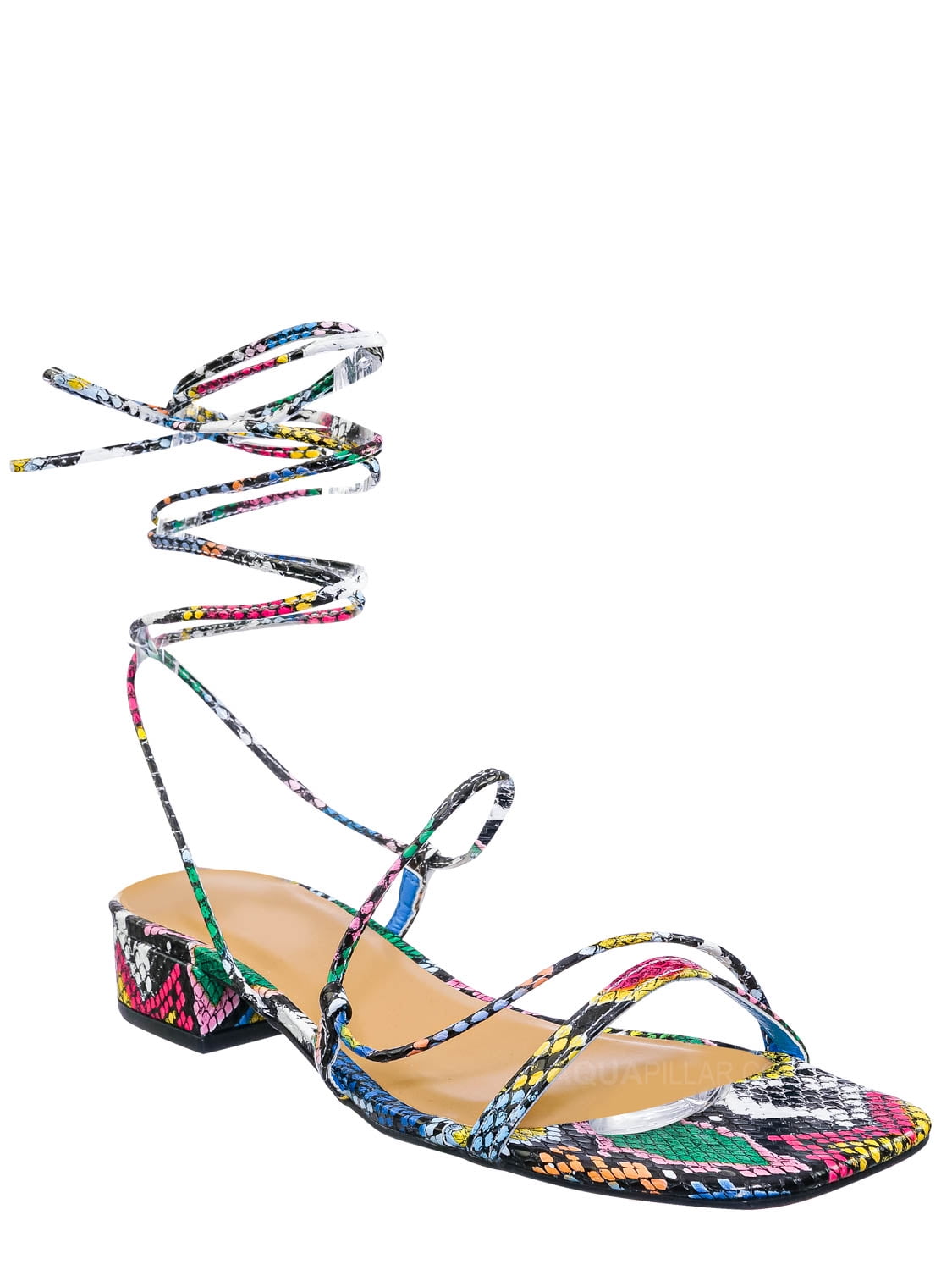 strappy lace up kitten heels