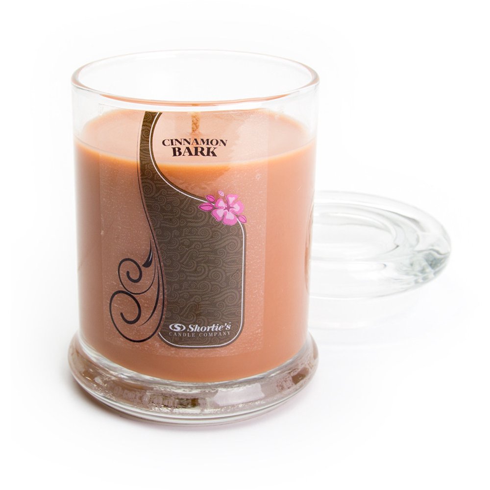 Cinnamon Bark Candle Small Brown 6.5 Oz. Highly Scented Jar Candle