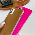 thumbnail image 3 of HAHDAXIA Cute Square Compatible with iPhone 11 Case, Glossy Candy Color Pattern Slim Soft Silicone TPU Bumper Anti-Drop Back Shockproof Protective Cases Cover for Women Girls(Brown), 3 of 6
