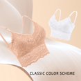 thumbnail image 6 of Lace Bra Women's Bra Padding Lace Bra Adjustable Shoulder Straps Large Wrap Bra White M, 6 of 9