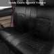 thumbnail image 3 of Juego Completo de Fundas para Asiento de Automovil Universal, 9 Piezas Cubre Asientos para Auto, Fundas para Asientos de Automovil de Cuero PU para Coche, Vehículo Todoterreno, SUV (Negro), 3 of 8