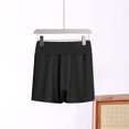 thumbnail image 4 of Bixock Women Pajamas Shorts Loungewear Shorts Sleep Shorts Elastic High Waist Soft Stretchy Daily Indoor Homewear Sleepwear Base Layer Trousers Women Clothings, 4 of 5