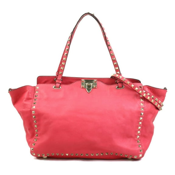 Pre-Owned Valentino Garavani handbag/shoulder bag in pink leather for women, item number 56331a
