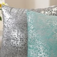 thumbnail image 3 of TAOSON Pack of 4,Silver Pillow Covers Velvet Both Sides Sparkle Foil Print Decorative Cozy Soft Throw Pillow Cases Cushion Covers Shells for Sofa Couch Bed Home Decoration 18 x 18 Inches Taupe, 3 of 10