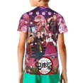 thumbnail image 3 of Anime Demon Slayer Youth Kids Fashion T-Shirt Graphic Short Sleeve Shirt Tees Teenage T-Shirt For Boy Girl, 3 of 9