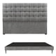 thumbnail image 1 of Recámara King Size Trinity Slip Gris Oscuro con Cabecera + Base Cama Slim, 1 of 8