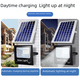 thumbnail image 1 of Luz solar para el hogar, luz de jardín para exteriores, luz de calle fotovoltaica para el campo, luz de inundación LED de alta potencia, brillante, resistente al agua, 1 of 3