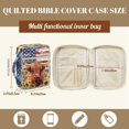 thumbnail image 7 of ZUXONGSY Highland Cow Sunflower Print Bible Cover for Women Large American Flag Print Bible Bag Multifunctional Scripture Bag with Multiple Pockets Journal Case for Study, 7 of 7