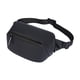 thumbnail image 2 of Bandolera impermeable de nylon para hombre | Mochila deportiva ligera de hombro | Compartimento espacioso, puerto para auriculares | Gris Azul, Negro Durable Travel Messenger de 28x15x9cm, 2 of 6