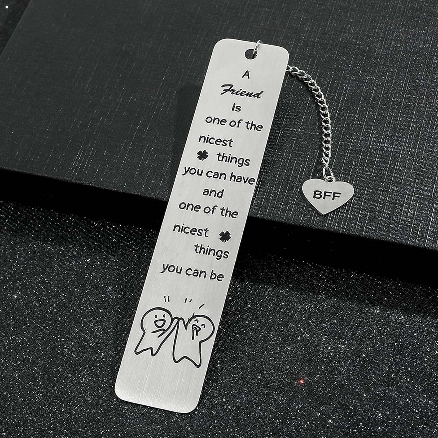 Bookmark Gifts for Best Friend Friendship Gift for Women Christmas Stocking Stuffers Friends Sentimental Gifts for Best Friend Birthday Graduation Gifts for Women Female Friend Gift Ideas