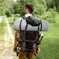 thumbnail image 5 of 3" Memory Foam Camping Mattress Pad, Sleeping Mat Portable Roll Up Mattress for Travel Truck Guest Bed Tent with Water-Resistant Zipper Cover, 5 of 8