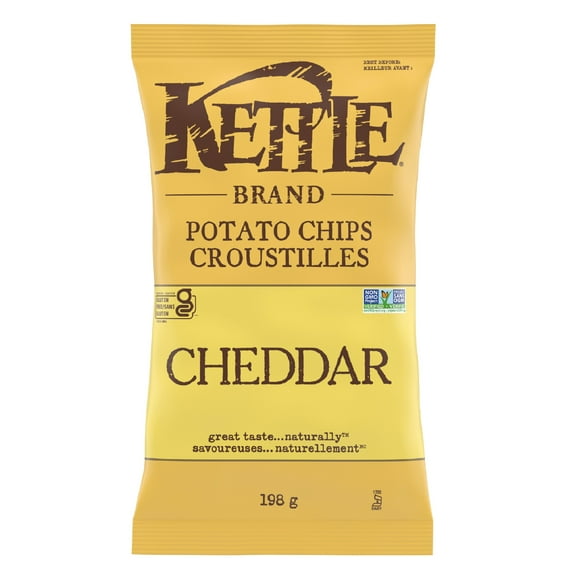 Croustilles de Kettle Cheddar 198g