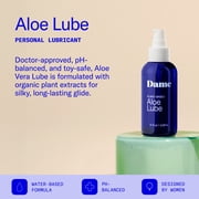 Dame Products Aloe Personal Lubricant for Women - pH Balanced with Aloe Vera - Gentle Intimate Moisturizer - 4 fl oz
