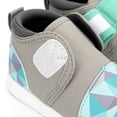 thumbnail image 6 of ikiki Glacial Refraction Squeakerless Toddler Shoes | Teal/Gray, 6 of 8