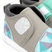 ikiki Glacial Refraction Squeakerless Toddler Shoes | Teal/Gray