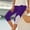 Purple, variant on SwiftWear Women's Floral Lace Yoga Capri Leggings Plus Size Side Lace Workout Capris Breathable Stretch Fitness Pants S-3XL