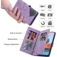 thumbnail image 3 of Phone Case for Samsung Galaxy S20 FE 5G 6.5 inch Wallet Cover With Screen Protector Flip Zipper Credit Card Holder Cell Accessories S 20 EF UW S20FE5G S20FE 20S S2O Fan Edition 4G G5 Women Men Purple, 3 of 7