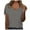 Gray, variant on Fesfesfes Workout Shirts Women Fashion Casual Shirts Short Sleeve Loose Tee Tops V Neck Blouse Shirts for Women L(US:8)