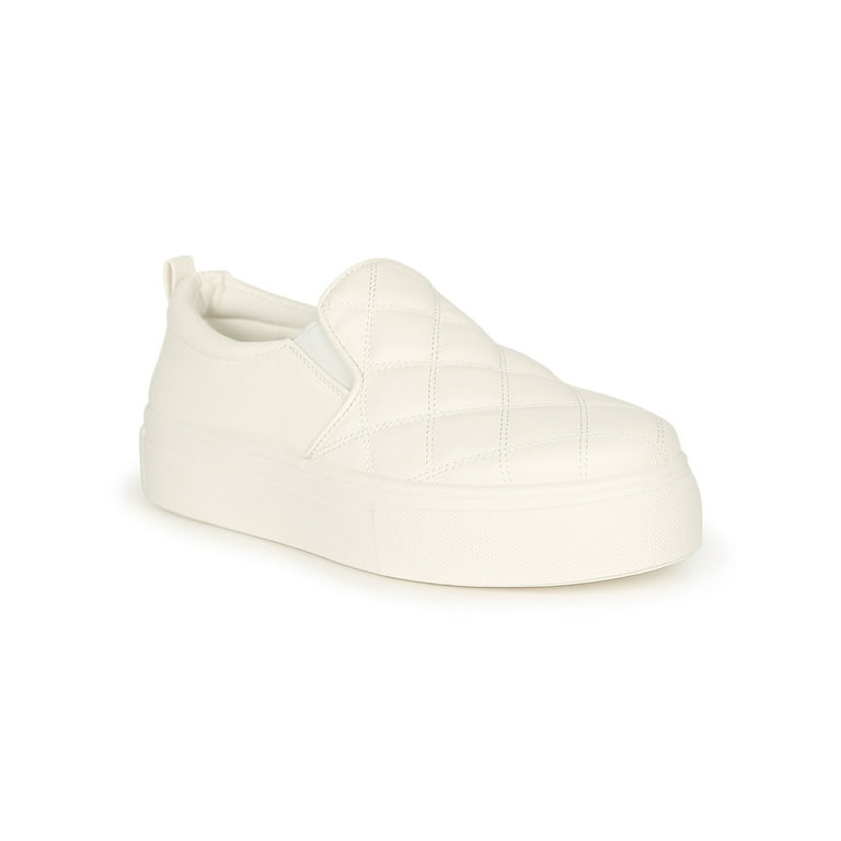 Bamboo Quilted Round Toe Slip On Sneaker 20464 Walmart