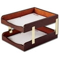 thumbnail image 2 of Brown Crocodile Embossed Leather 10-Piece Desk Set, 2 of 6