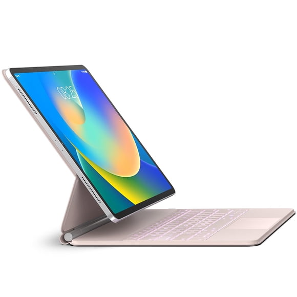 Funda con teclado Runelk para iPad Air 13 y iPad Pro 12.9 de tercera a sexta generación