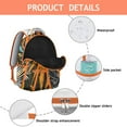thumbnail image 4 of Hawaii Tropical Wind Palm Leaves Print Backpack: Durable Lightweight Laptop Daypack, Large Capacity Bookbag for High School College Students, Perfect Gift for Campus Commute, 4 of 6