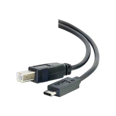 UPC: 0757120288596 | C2G 6ft USB 2.0 USB-C to USB-B Cable M/M – Black – USB Type-C Cable – USB Type-C cable – 6 ft