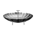 thumbnail image 2 of Abbracc Folding Steam Vegetables Basket Kitchen Accessory Expandable to Fit Various Size Small, 2 of 9